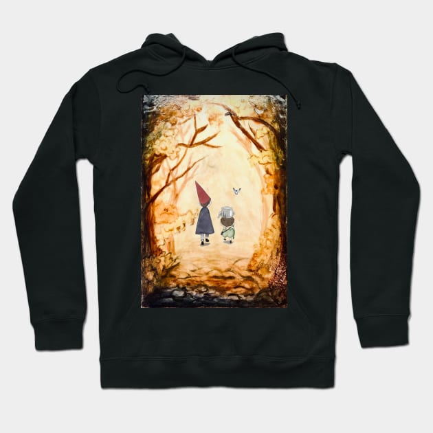 wirt, greg, and beatrice with watercolor background Hoodie by OddityArts